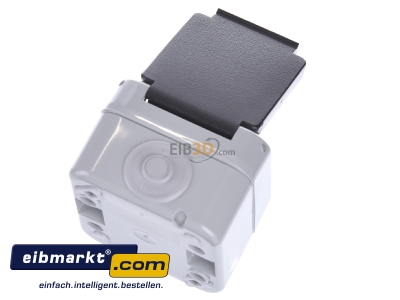 Top rear view Peha D 6621 WAB Socket outlet protective contact
