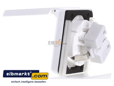 View on the right Peha D 6711.02 WI WE S Socket outlet protective contact white 
