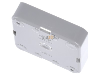 Top rear view Peha D 791.13 F Surface mounted housing 1-gang grey 
