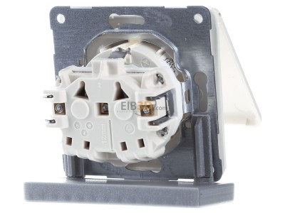 Ansicht hinten Peha D 80.6611 K WU SI W Steckdose SCHUKO erh.Berhr.,KD, wei 