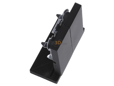 View top left Busch Jaeger 1785-885 Cover plate for switch/push button black 

