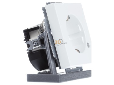 Ansicht links Busch Jaeger 20 EUCBL-884 Steckdosen-Einsatz LED, studiows matt 