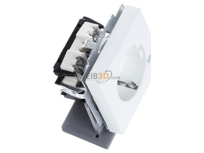 Ansicht oben links Busch Jaeger 20 EUCBL-884 Steckdosen-Einsatz LED, studiows matt 