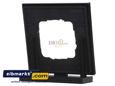 Back view Gira 0211126 Frame 1-gang black - 
