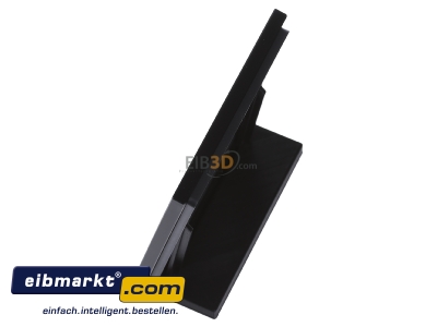 View top right Gira 0211126 Frame 1-gang black - 
