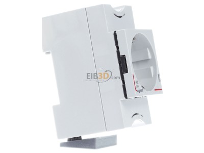 View on the left Legrand Bticino 04285 Socket outlet for distribution board 
