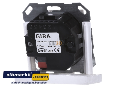 Back view Gira 2104112 CO2-Sensor for bus system
