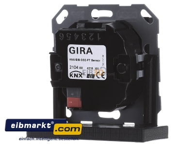 Back view Gira 210428 CO2-Sensor for bus system
