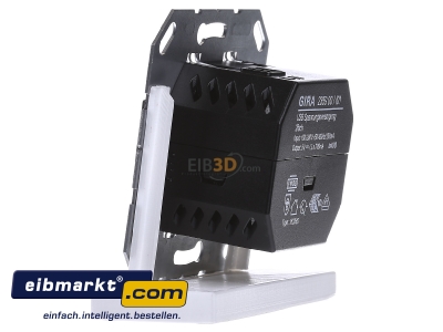 Ansicht rechts Gira 235900 USB Spannungsvers. 2fach Einsatz 