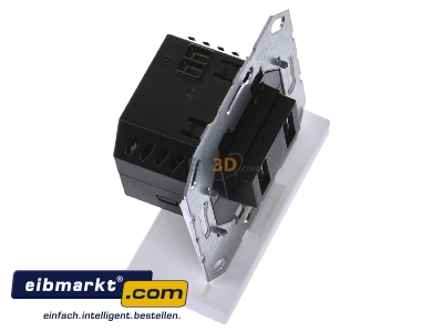 Ansicht oben links Gira 235900 USB Spannungsvers. 2fach Einsatz 