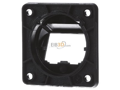 Ansicht hinten Berker 845582510 Tragplatte sw/gl fr 2 BTR-/E-DA 