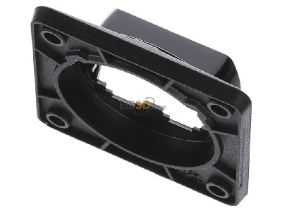 Ansicht oben hinten Berker 845582510 Tragplatte sw/gl fr 2 BTR-/E-DA 