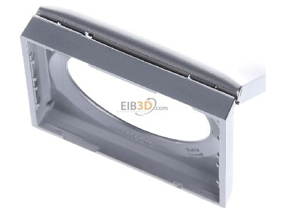 Ansicht oben hinten Berker 918282524 Rahmen 1fach eds/lack mit Klappdeckel 
