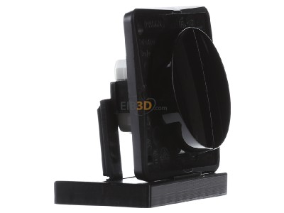 View on the left Berker 936752510 Push button 2 make contacts (NO) black 
