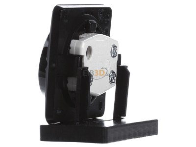 View on the right Berker 936752510 Push button 2 make contacts (NO) black 
