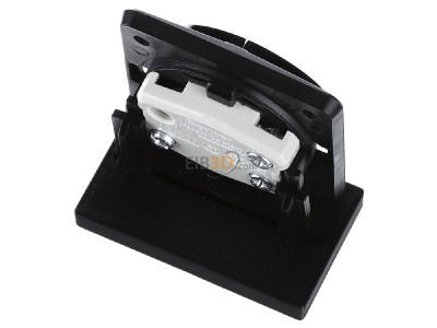 Top rear view Berker 936752510 Push button 2 make contacts (NO) black 
