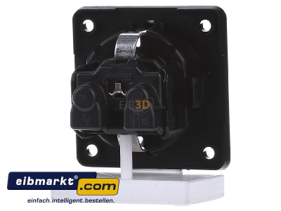 Ansicht hinten Berker 947782503 SCHUKO-Steckdose sw matt 