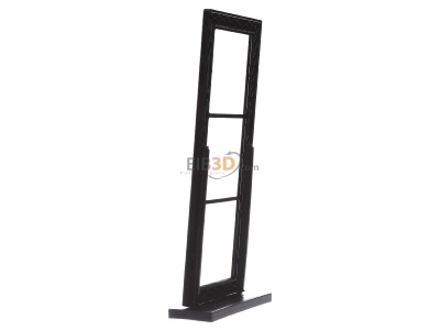 View on the right Jung FD 983 SW Frame 3-gang black 
