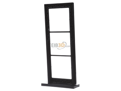 Ansicht hinten Jung FD 983 SW Rahmen 3-fach sw waage/senkrecht 