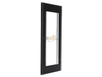 Ansicht links Jung LSP 982 GL SW Glasrahmen 2-fach sw waage/senkrecht 