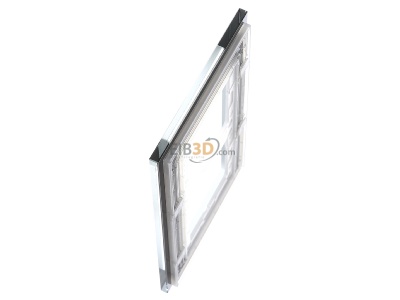Ansicht oben rechts Jung LSP 982 GL SW Glasrahmen 2-fach sw waage/senkrecht 