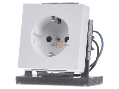 Frontansicht Busch Jaeger 20 EUCBLI-884 Steckdose sws/matt m.LED-Orient.licht 