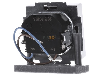 Ansicht hinten Busch Jaeger 20 EUCBLI-884 Steckdose sws/matt m.LED-Orient.licht 