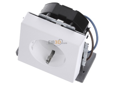 Ansicht oben vorne Busch Jaeger 20 EUCBLI-884 Steckdose sws/matt m.LED-Orient.licht 