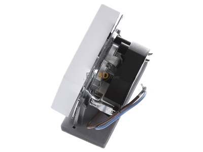 Ansicht oben rechts Busch Jaeger 20 EUCBLI-884 Steckdose sws/matt m.LED-Orient.licht 