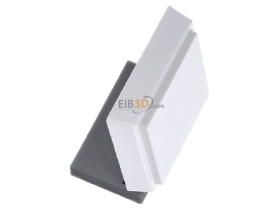 Ansicht oben links Peha D450/61.022 FU-BLS N Mini-Wandsender rws hochgl 2 Kanal Einzelmont. 