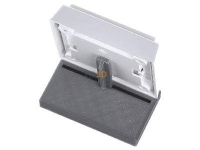 Ansicht oben hinten Peha D450/61.022 FU-BLS N Mini-Wandsender rws hochgl 2 Kanal Einzelmont. 