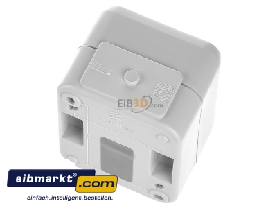 Top rear view Elso ELG451619 Two-way switch surface mounted grey - 
