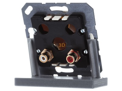 Ansicht hinten Jung MA A 1021 Multimedia-Anschluss ws Cinch/Miniklinke3,5 