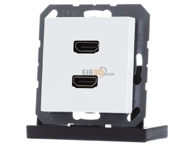 Front view Jung MA A 1133 WW Multifunctional connection box white 
