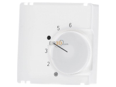 Front view Alre-it JZ-001.020 Cover plate white 
