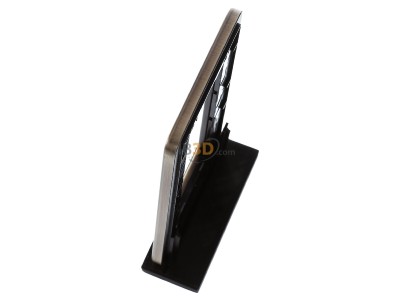 View top right Gira 1002621 Frame 2-gang bronze 
