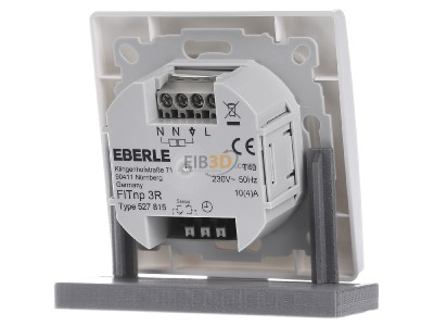 Ansicht hinten Eberle FIT np 3R / wei UP-Temperaturregler wei 