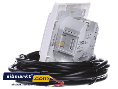 Ansicht rechts Eberle Controls FITnp 3L wei UP-Thermostat 