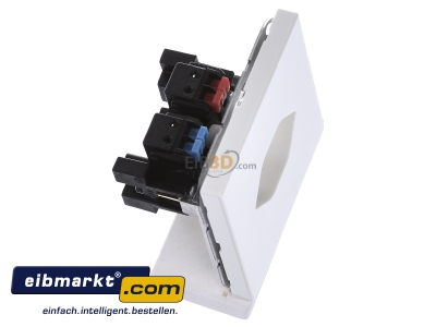 Ansicht oben links Jung LS 1520-13 SEV WW Steckdose Schweizer Norm Typ 13, 10A, 250V 