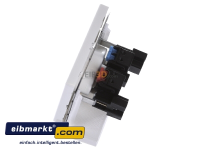 Ansicht oben rechts Jung LS 1520-13 SEV WW Steckdose Schweizer Norm Typ 13, 10A, 250V 
