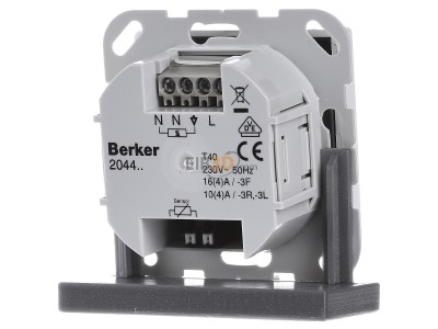Ansicht hinten Berker 20446089 Temperaturregler pws samt mit Schlieer 
