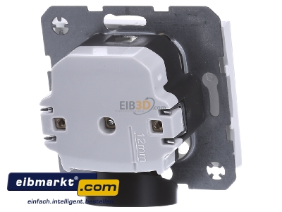 Ansicht hinten Berker 41107009 SCHUKO-Steckdose pws/gl Kontroll-LED 