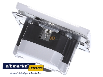 Ansicht oben hinten Berker 41107009 SCHUKO-Steckdose pws/gl Kontroll-LED 