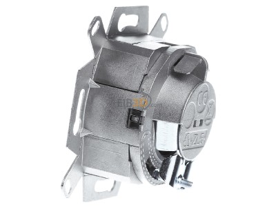 View on the right Busch Jaeger 0218/11-101 RJ45 8(8) Data outlet 6A (IEC) grey 
