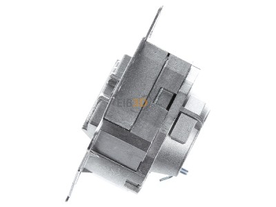 View top right Busch Jaeger 0218/11-101 RJ45 8(8) Data outlet 6A (IEC) grey 
