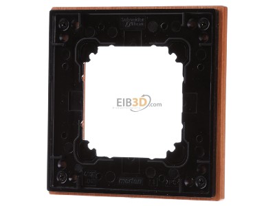 Back view Merten MEG4051-3470 Frame 1-gang wood 
