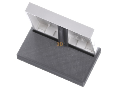 Ansicht oben hinten Merten MEG5210-0319 Wippe pws/gl 1fach, Syst.M 