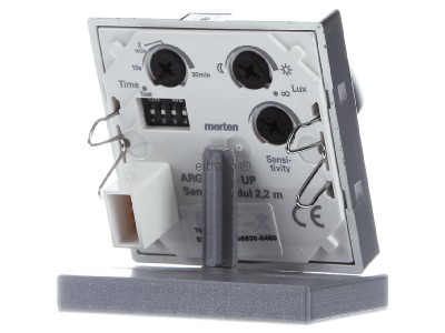 Back view Merten MEG5530-0460 System motion sensor 0...180 aluminium, 
