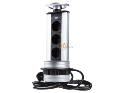 Front view OBO DBV-A3A D3S Desk connecting unit 
