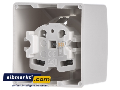 Back view Peha H 6600 V Socket outlet protective contact - 
